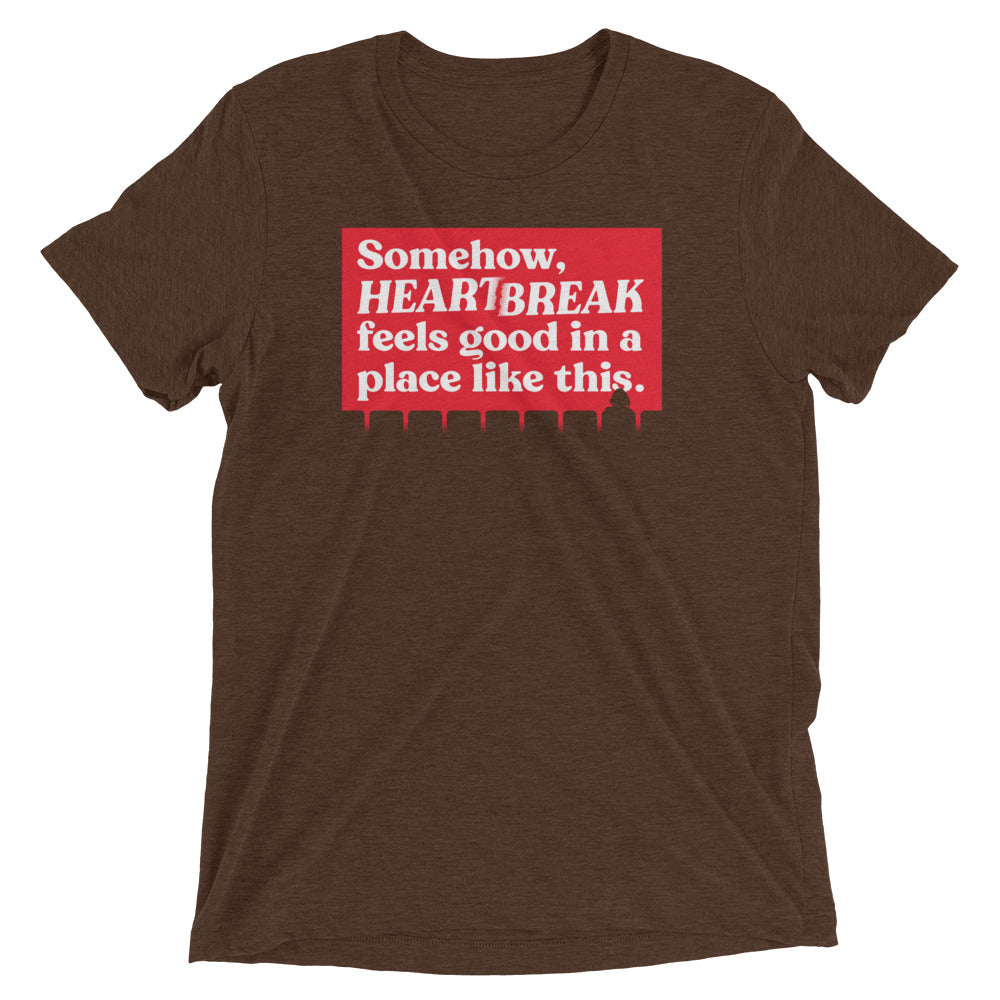 Somehow, Heartbreak Feels Good Men's Tri-Blend Tee Hoodie, Sweatshirt | CoreVibeTees.com (Image 2)