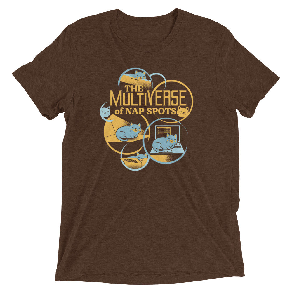 The Multiverse Of Nap Spots Men's Tri-Blend Tee Hoodie, Sweatshirt | CoreVibeTees.com (Image 4)