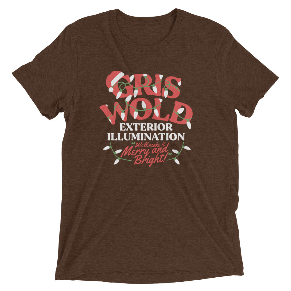Griswold Exterior Illumination Men's Tri-Blend Tee Hoodie, Sweatshirt | CoreVibeTees.com (Image 3)