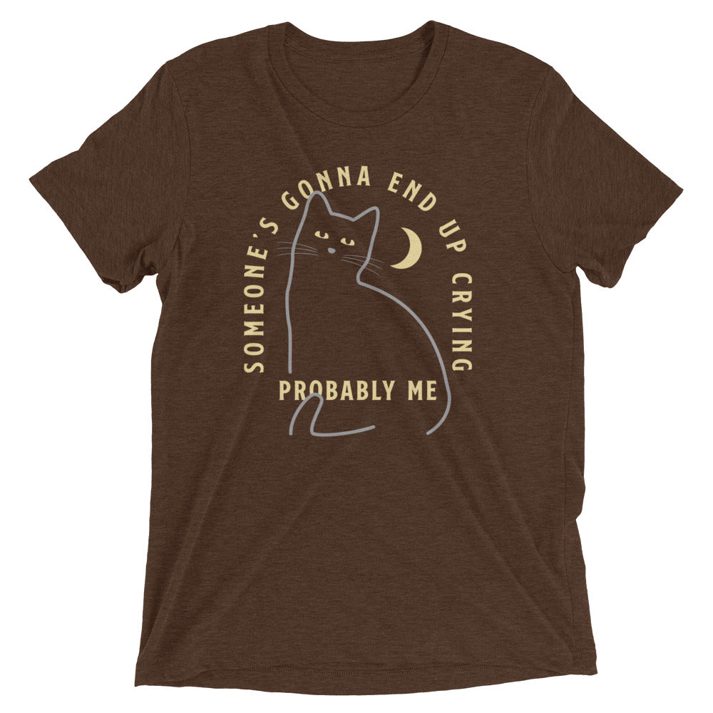 Someone's Gonna End Up Crying Men's Tri-Blend Tee Hoodie, Sweatshirt | CoreVibeTees.com (Image 3)