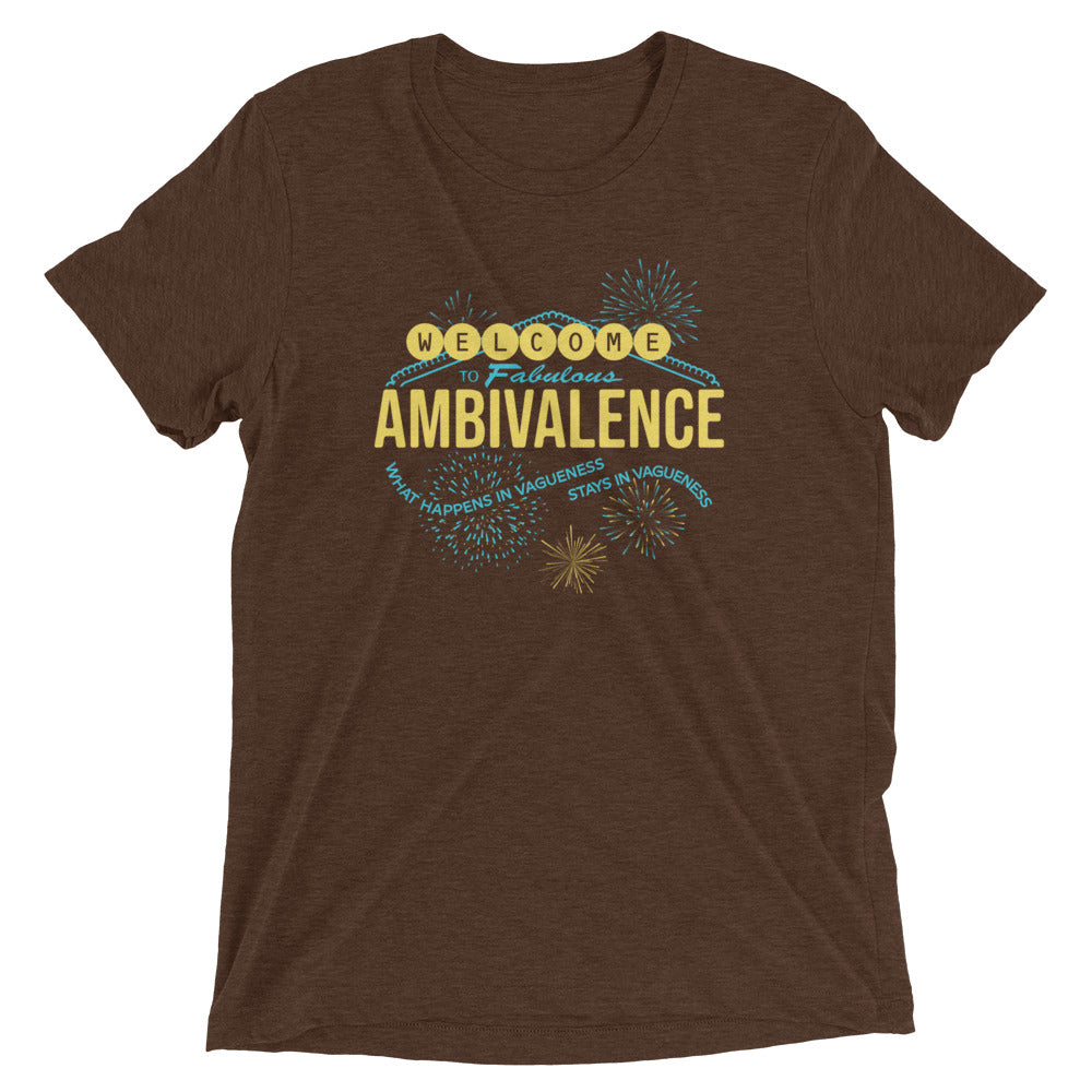 Welcome To Fabulous Ambivalence Men's Tri-Blend Tee Hoodie, Sweatshirt | CoreVibeTees.com (Image 4)