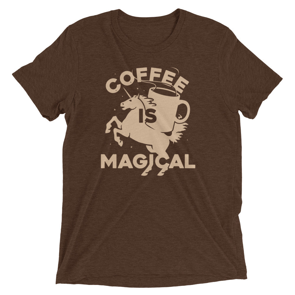 Coffee Is Magical Men's Tri-Blend Tee Hoodie, Sweatshirt | CoreVibeTees.com (Image 4)