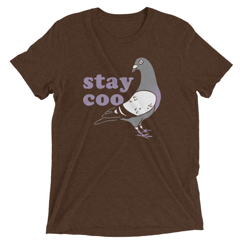 Stay Coo Men's Tri-Blend Tee Hoodie, Sweatshirt | CoreVibeTees.com (Image 2)