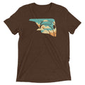 Sky Rocket Men's Tri-Blend Tee Hoodie, Sweatshirt | CoreVibeTees.com (Image 1)