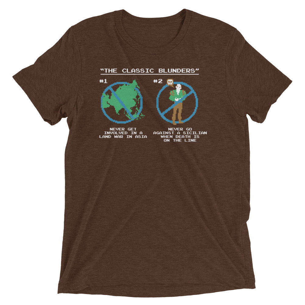 The Classic Blunders Men's Tri-Blend Tee Hoodie, Sweatshirt | CoreVibeTees.com (Image 3)