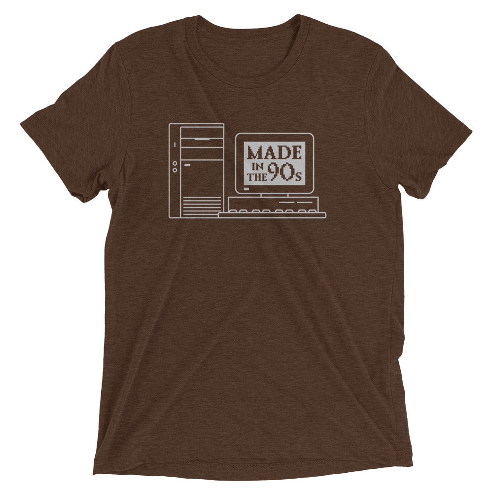 Made In The 90s Men's Tri-Blend Tee Hoodie, Sweatshirt | CoreVibeTees.com (Image 3)