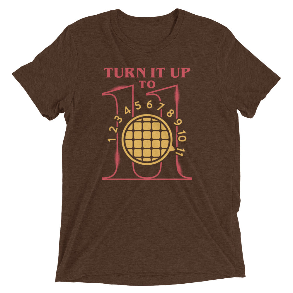 Turn It Up To 11 Men's Tri-Blend Tee Hoodie, Sweatshirt | CoreVibeTees.com (Image 3)