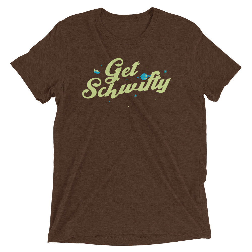 Get Schwifty Men's Tri-Blend Tee Hoodie, Sweatshirt | CoreVibeTees.com (Image 2)