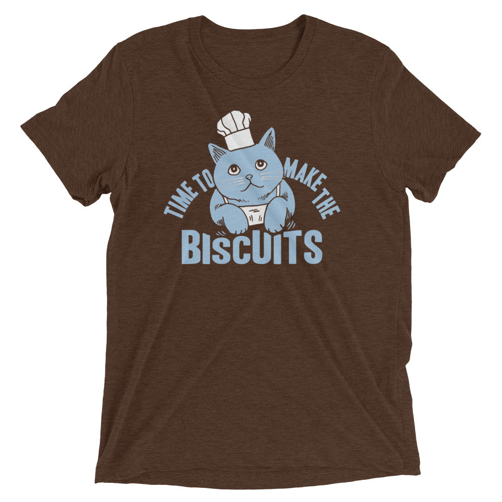 Time To Make The Biscuits Men's Tri-Blend Tee Hoodie, Sweatshirt | CoreVibeTees.com (Image 2)