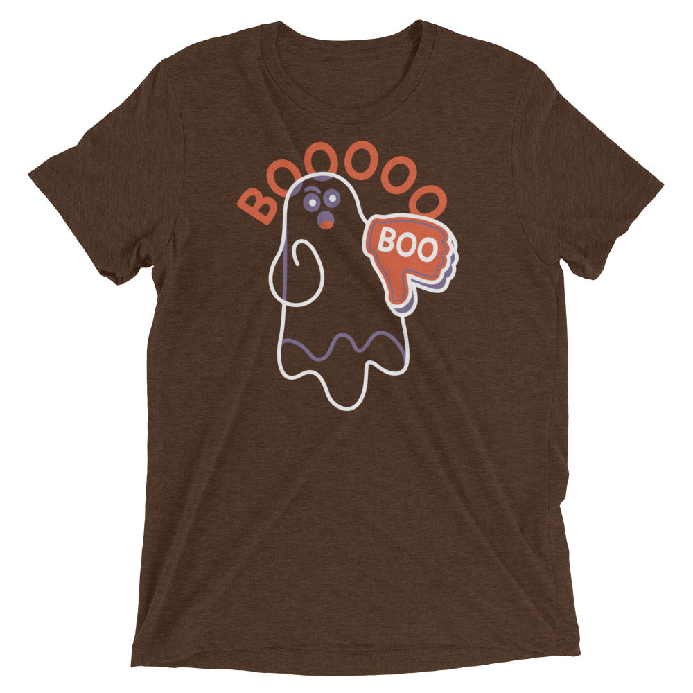 Ghost Boo Men's Tri-Blend Tee Hoodie, Sweatshirt | CoreVibeTees.com (Image 3)