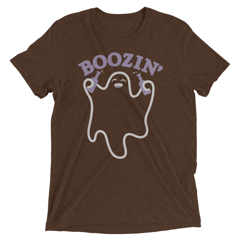 Boozin' Men's Tri-Blend Tee Hoodie, Sweatshirt | CoreVibeTees.com (Image 3)