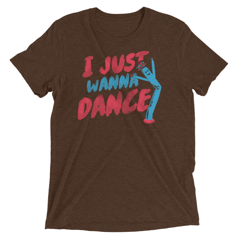 I Just Wanna Dance Men's Tri-Blend Tee Hoodie, Sweatshirt | CoreVibeTees.com (Image 3)