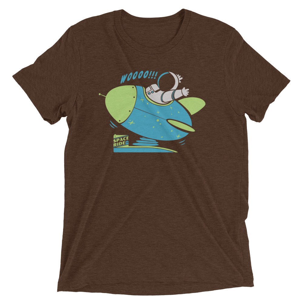 Space Ride Men's Tri-Blend Tee Hoodie, Sweatshirt | CoreVibeTees.com (Image 3)
