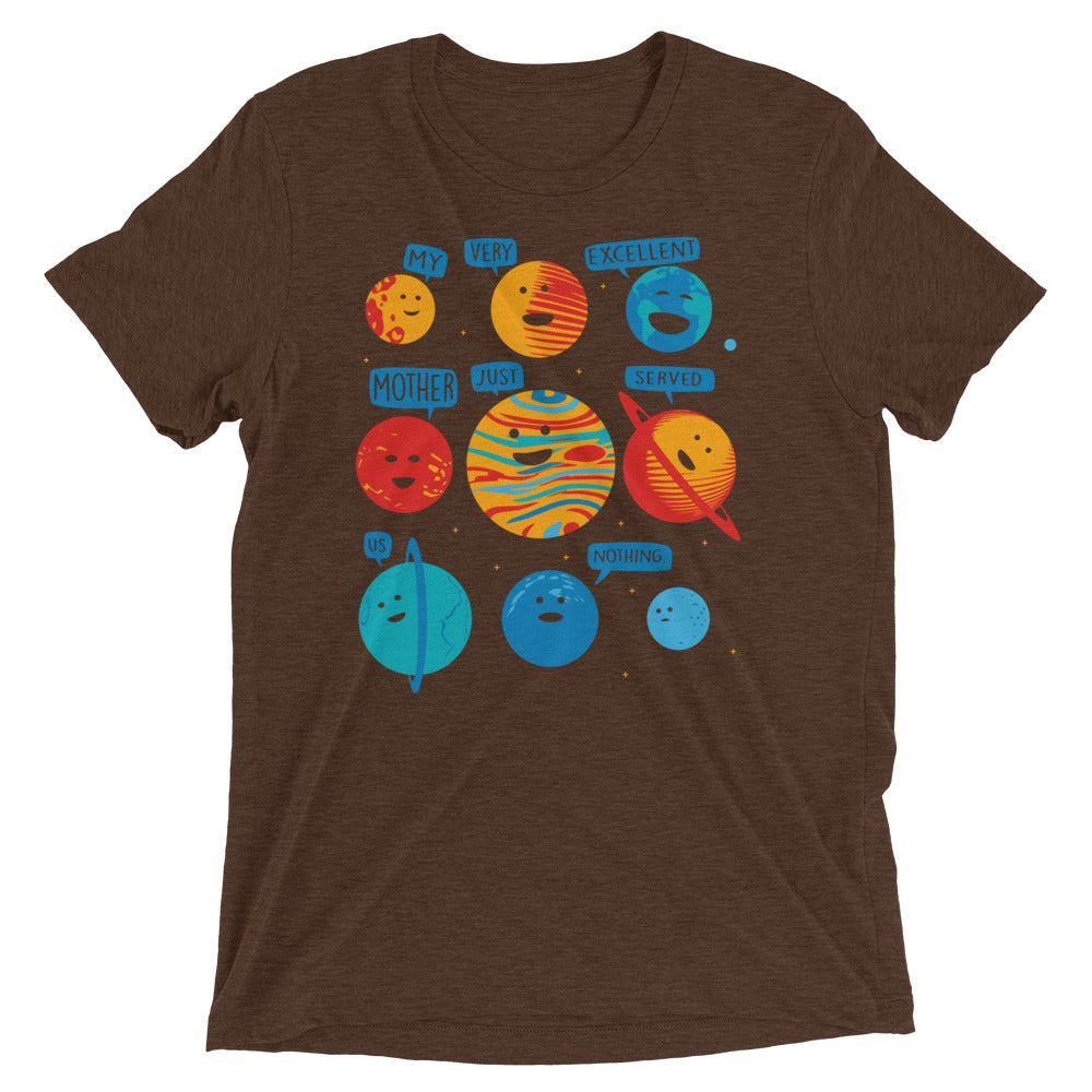 My Very Excellent Mother Just Served Us Nothing Men's Tri-Blend Tee Hoodie, Sweatshirt | CoreVibeTees.com (Image 2)