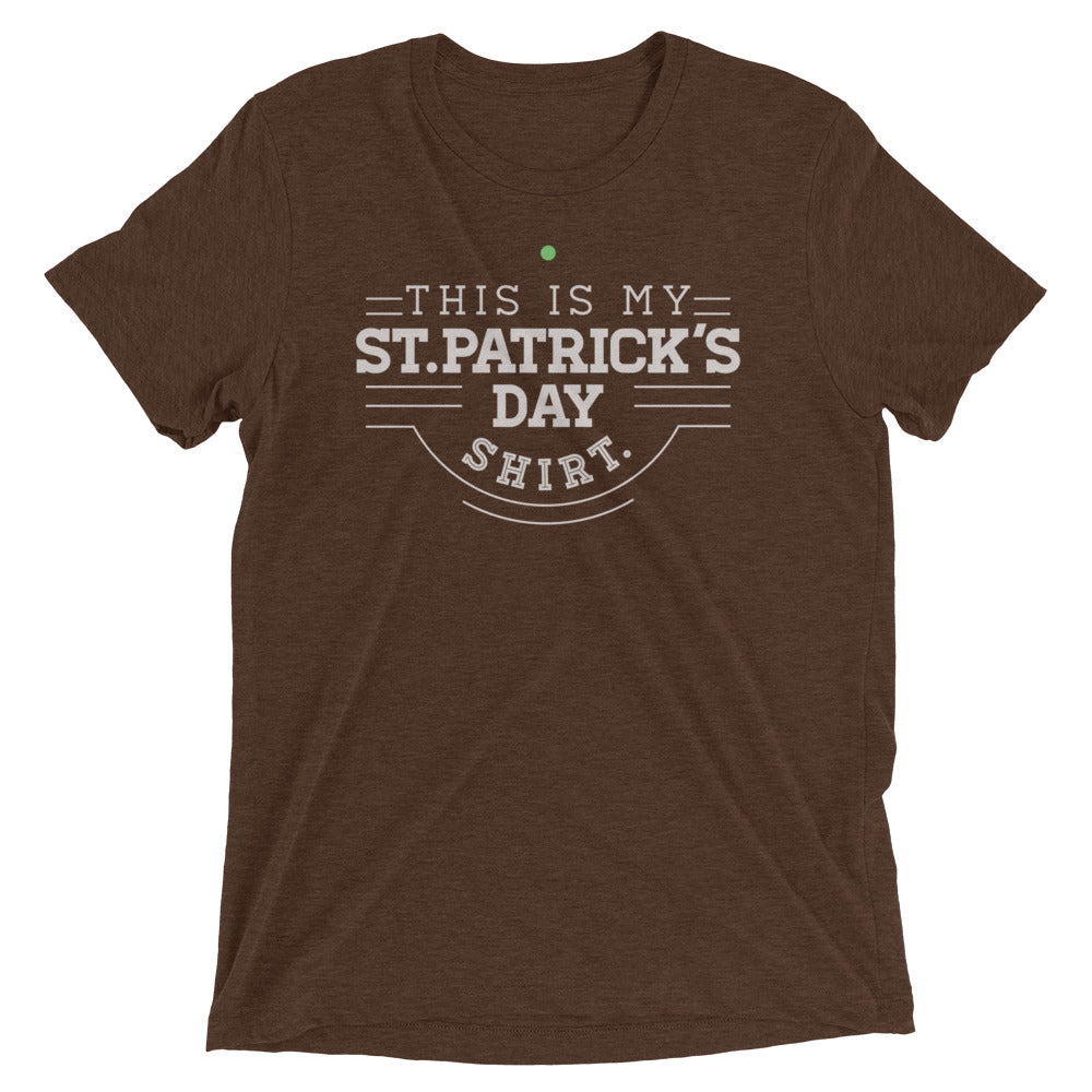 This Is My St. Patrick's Day Shirt Men's Tri-Blend Tee Hoodie, Sweatshirt | CoreVibeTees.com (Image 2)