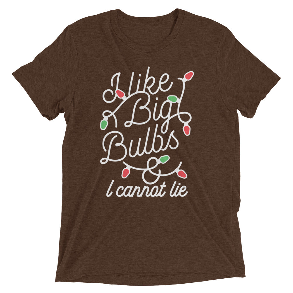I Like Big Bulbs & I Cannot Lie Men's Tri-Blend Tee Hoodie, Sweatshirt | CoreVibeTees.com (Image 4)