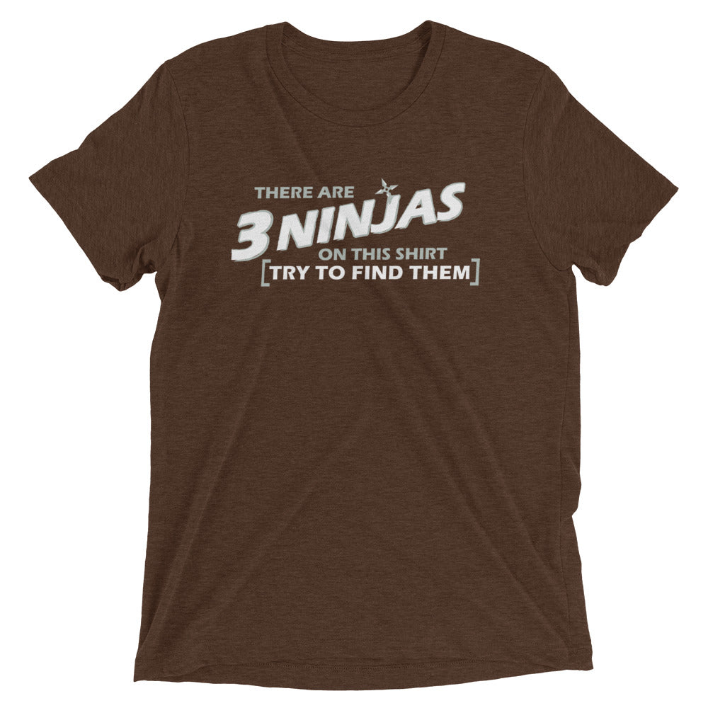 3 Ninjas Men's Tri-Blend Tee Hoodie, Sweatshirt | CoreVibeTees.com (Image 4)