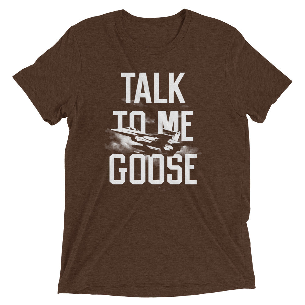Talk To Me Goose Men's Tri-Blend Tee Hoodie, Sweatshirt | CoreVibeTees.com (Image 4)