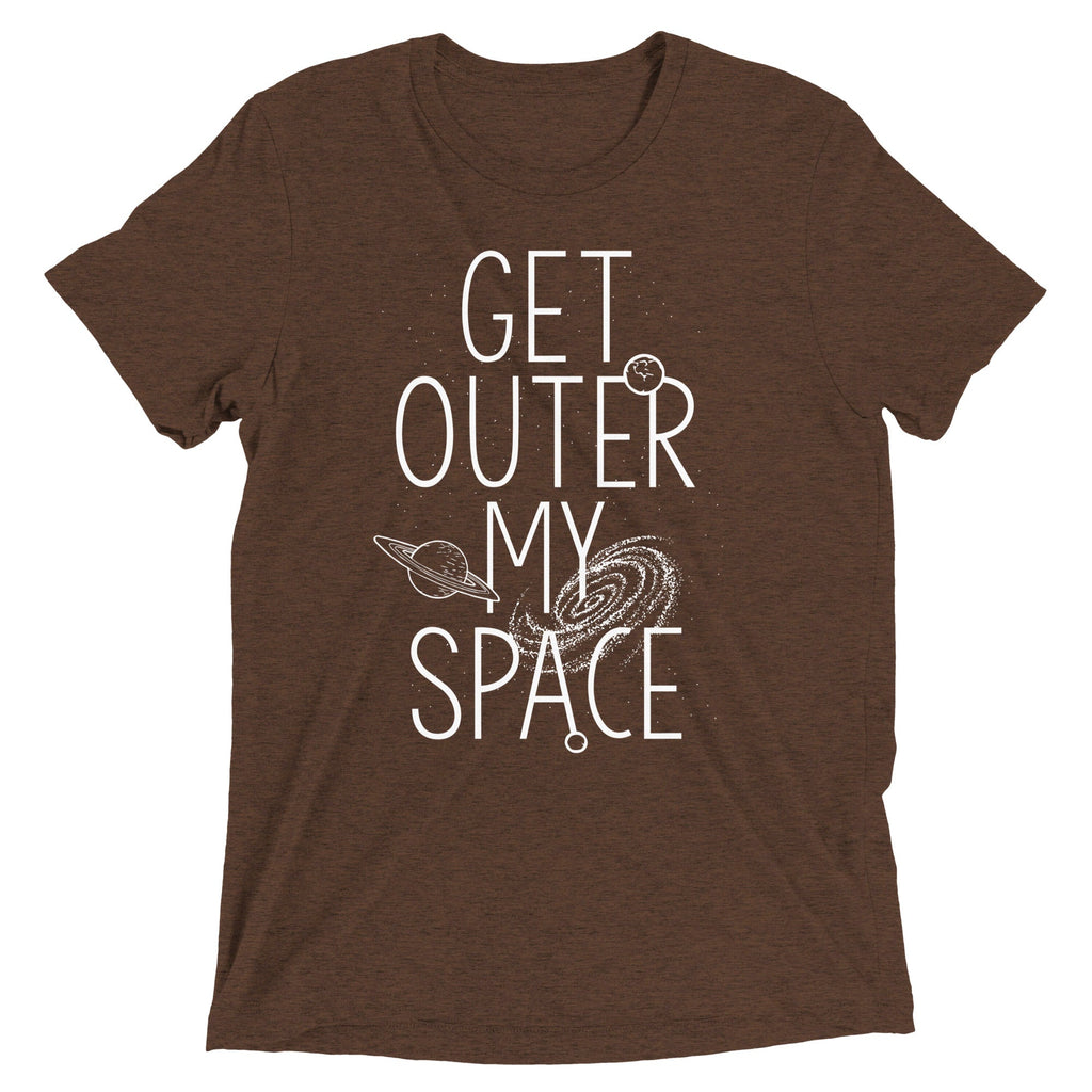 Get Outer My Space Men's Tri-Blend Tee Hoodie, Sweatshirt | CoreVibeTees.com (Image 4)