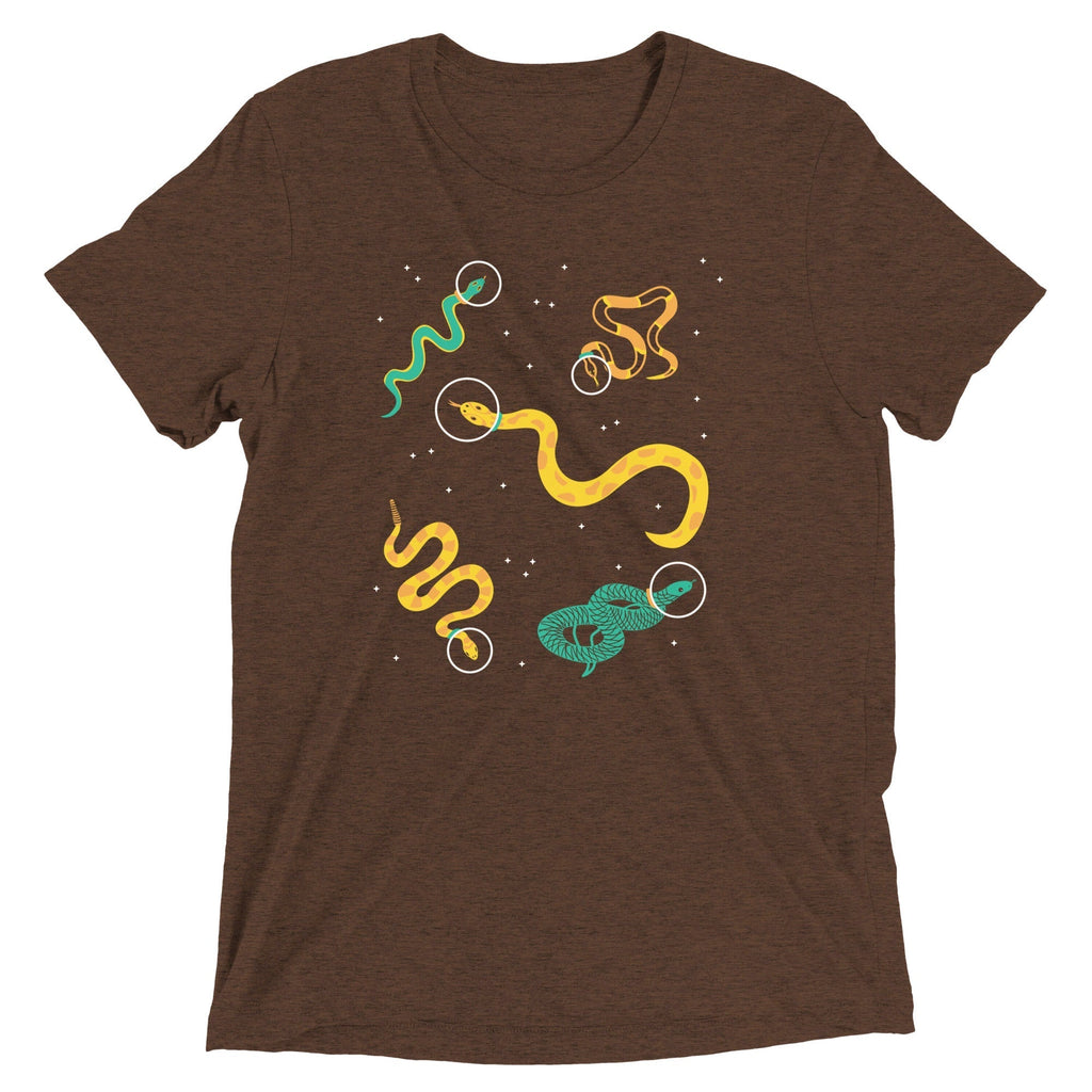 Snakes In Space Men's Tri-Blend Tee Hoodie, Sweatshirt | CoreVibeTees.com (Image 3)
