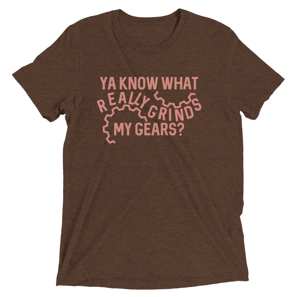 Grinds My Gears Men's Tri-Blend Tee Hoodie, Sweatshirt | CoreVibeTees.com (Image 3)