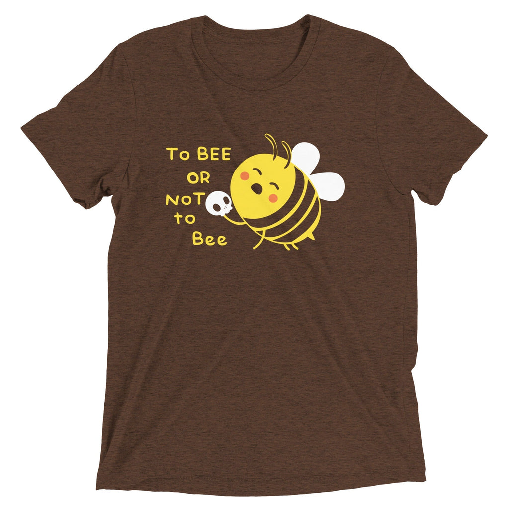 To Bee Or Not To Bee Men's Tri-Blend Tee Hoodie, Sweatshirt | CoreVibeTees.com (Image 3)