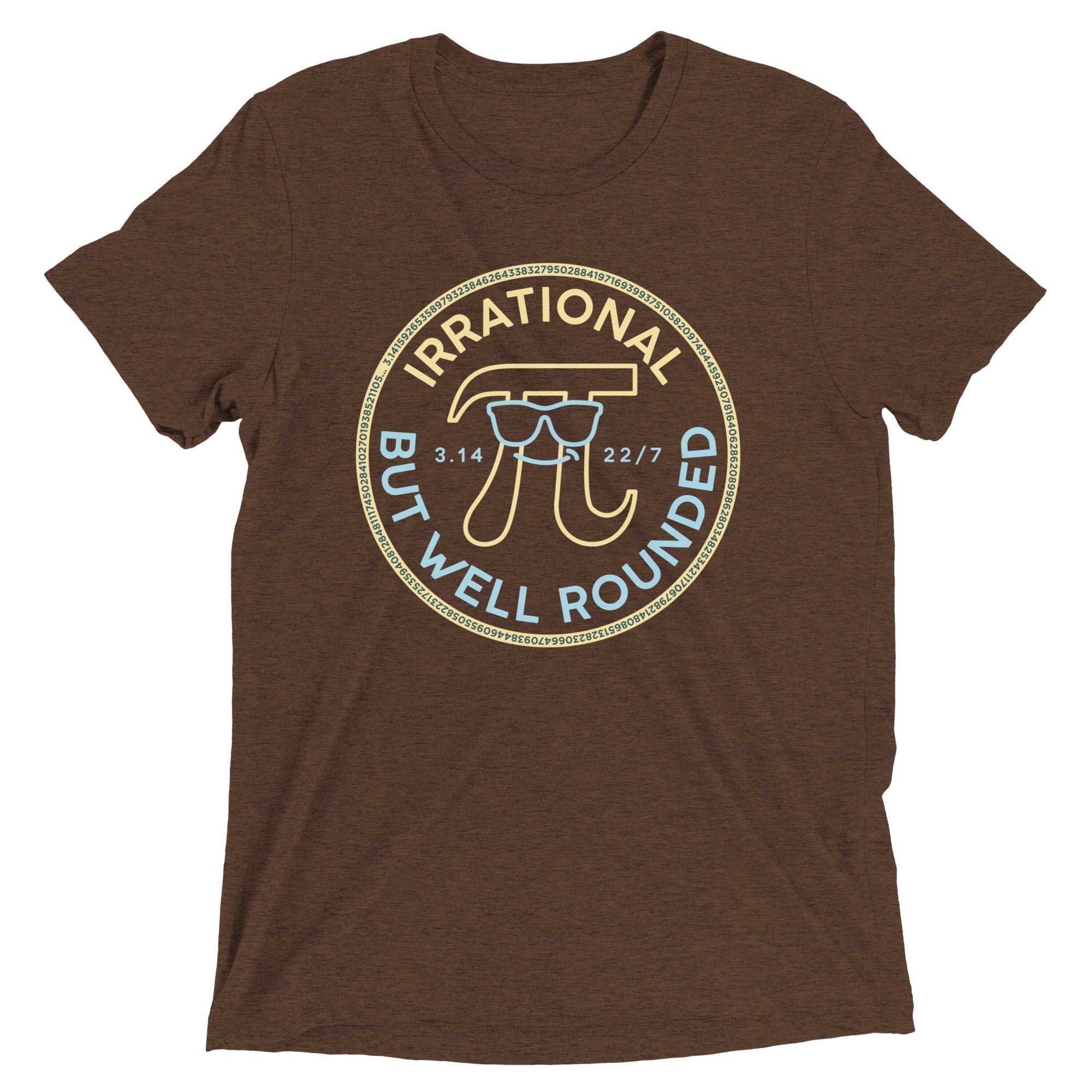 Irrational But Well Rounded Men's Tri-Blend Tee Hoodie, Sweatshirt | CoreVibeTees.com (Image 3)