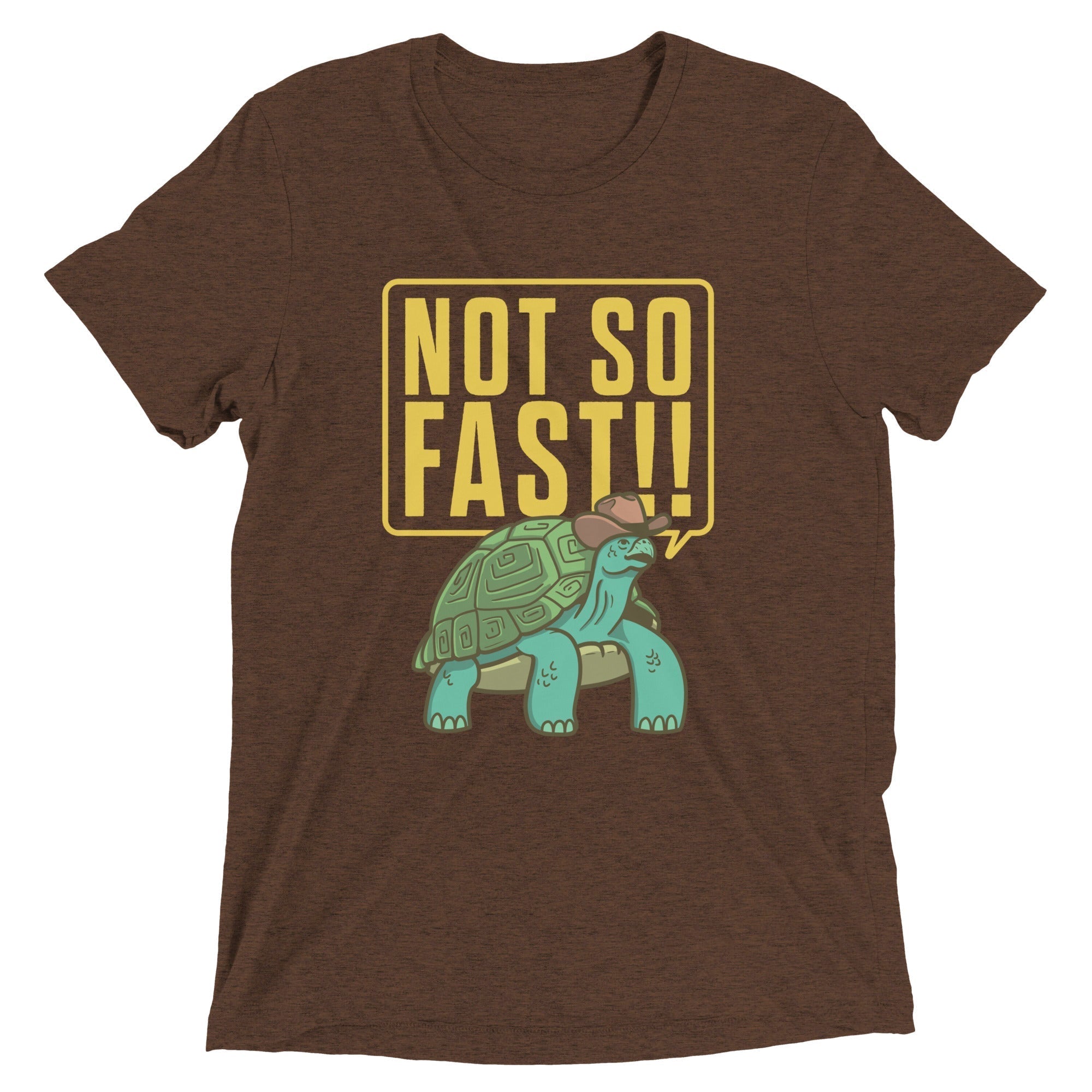 Not So Fast!! Men's Tri-Blend Tee Hoodie, Sweatshirt | CoreVibeTees.com (Image 2)