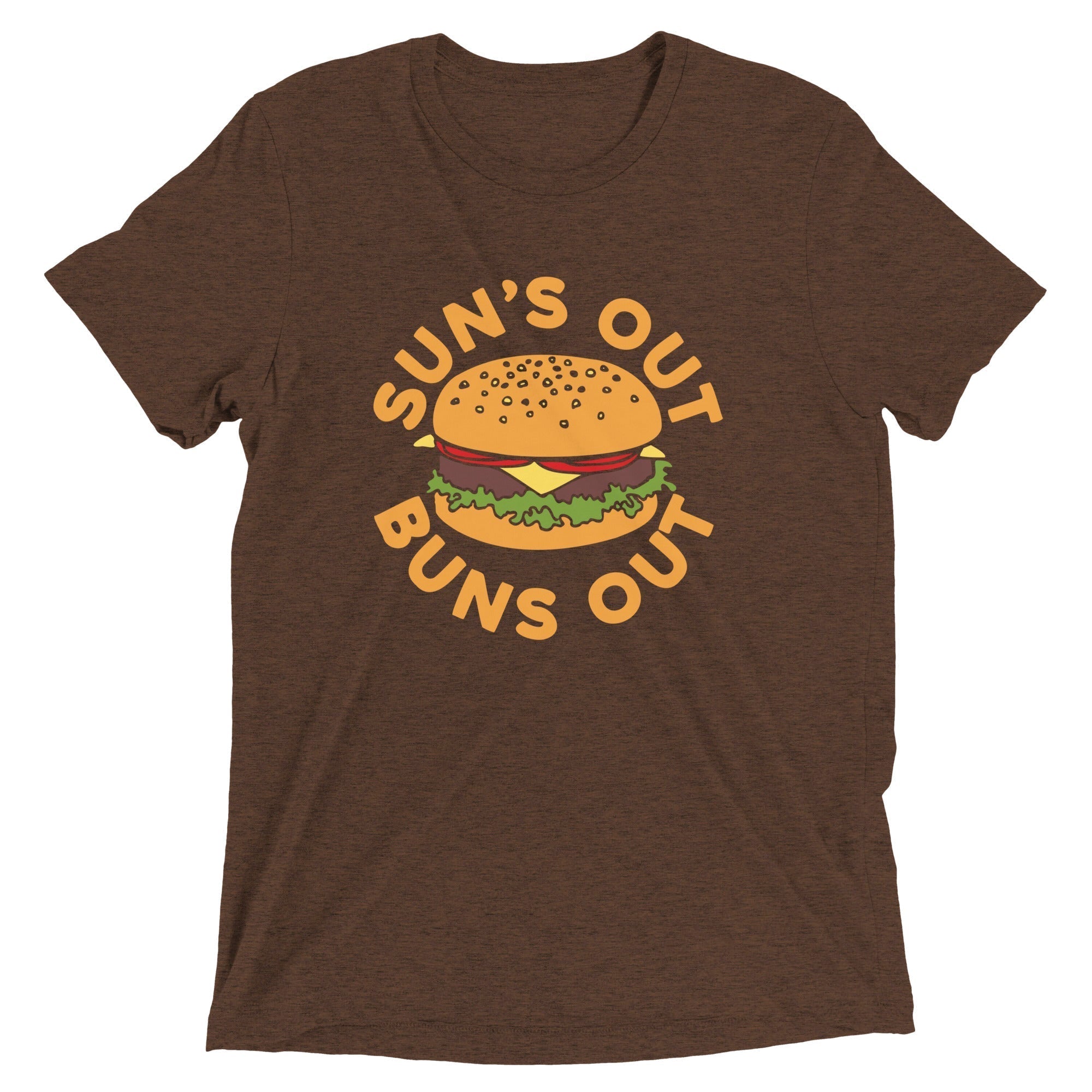 Sun's Out Buns Out Men's Tri-Blend Tee Hoodie, Sweatshirt | CoreVibeTees.com (Image 1)