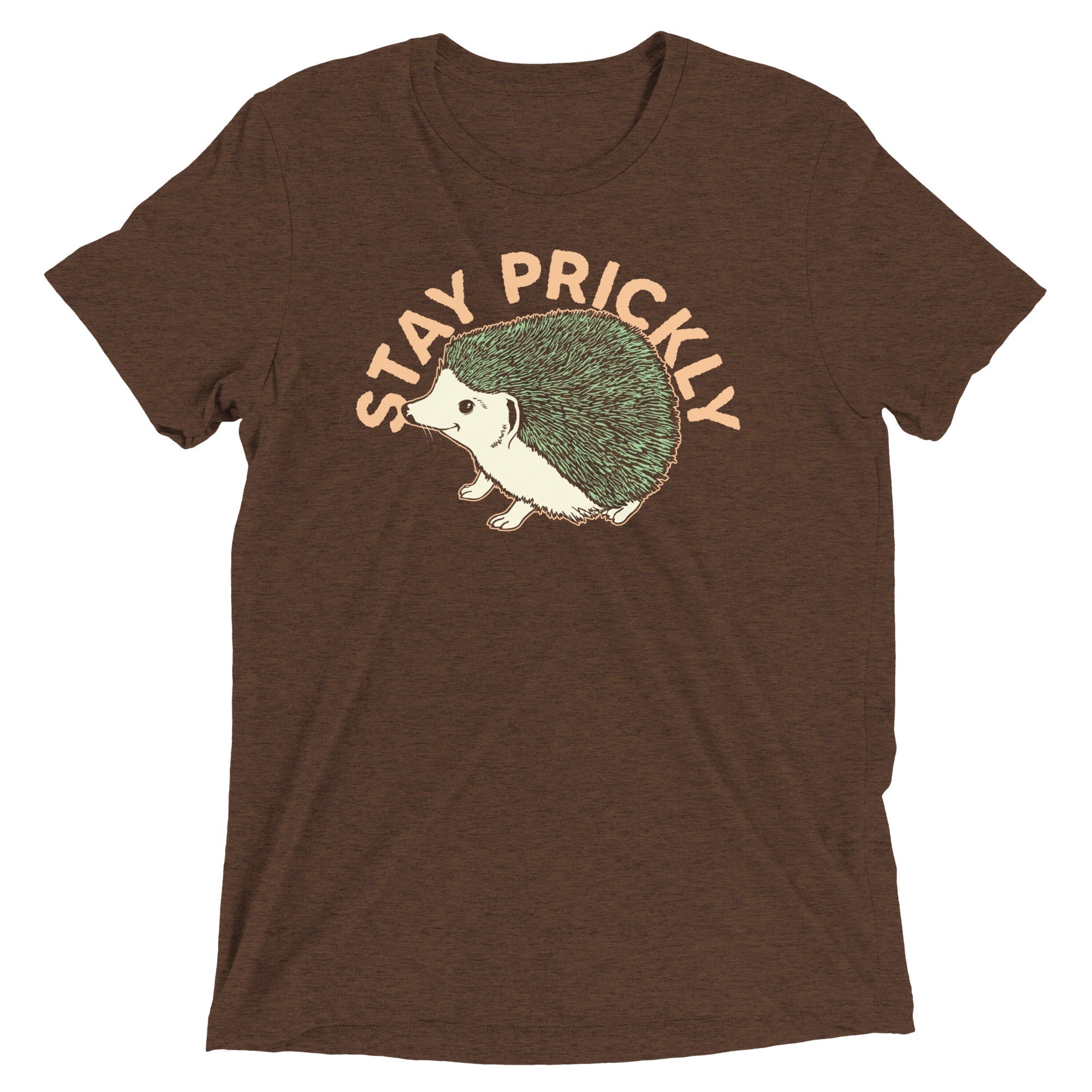 Stay Prickly Men's Tri-Blend Tee Hoodie, Sweatshirt | CoreVibeTees.com (Image 4)