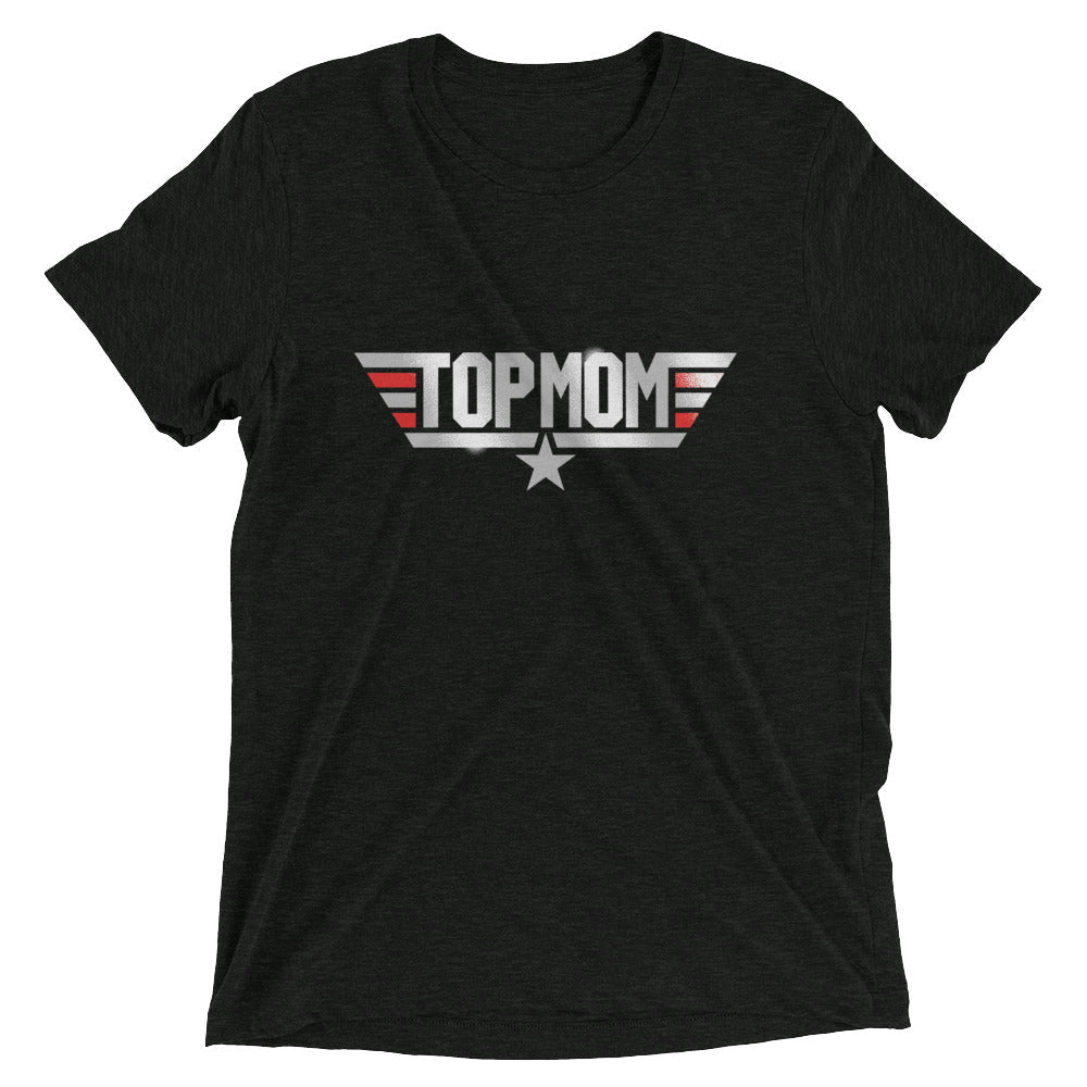 Top Mom Men's Tri-Blend Tee Hoodie, Sweatshirt | CoreVibeTees.com (Image 2)