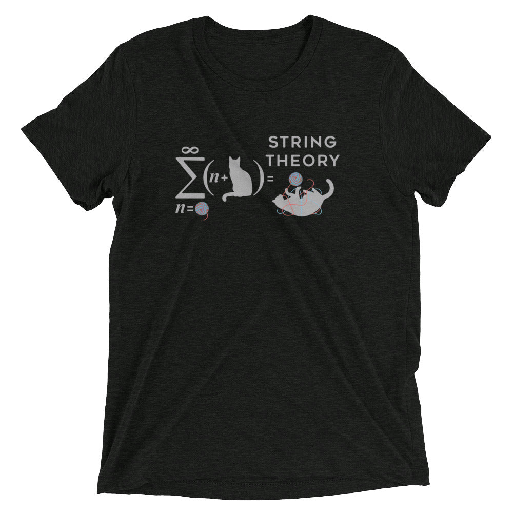 String Theory Men's Tri-Blend Tee Hoodie, Sweatshirt | CoreVibeTees.com (Image 1)