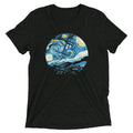 Starry Night Police Box Men's Tri-Blend Tee Hoodie, Sweatshirt | CoreVibeTees.com