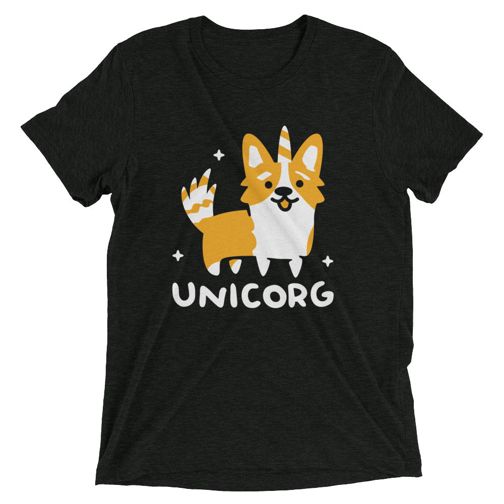 Unicorg Men's Tri-Blend Tee Hoodie, Sweatshirt | CoreVibeTees.com (Image 2)