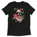 Fla La La Lamingo Men's Tri-Blend Tee Hoodie, Sweatshirt | CoreVibeTees.com (Image 1)