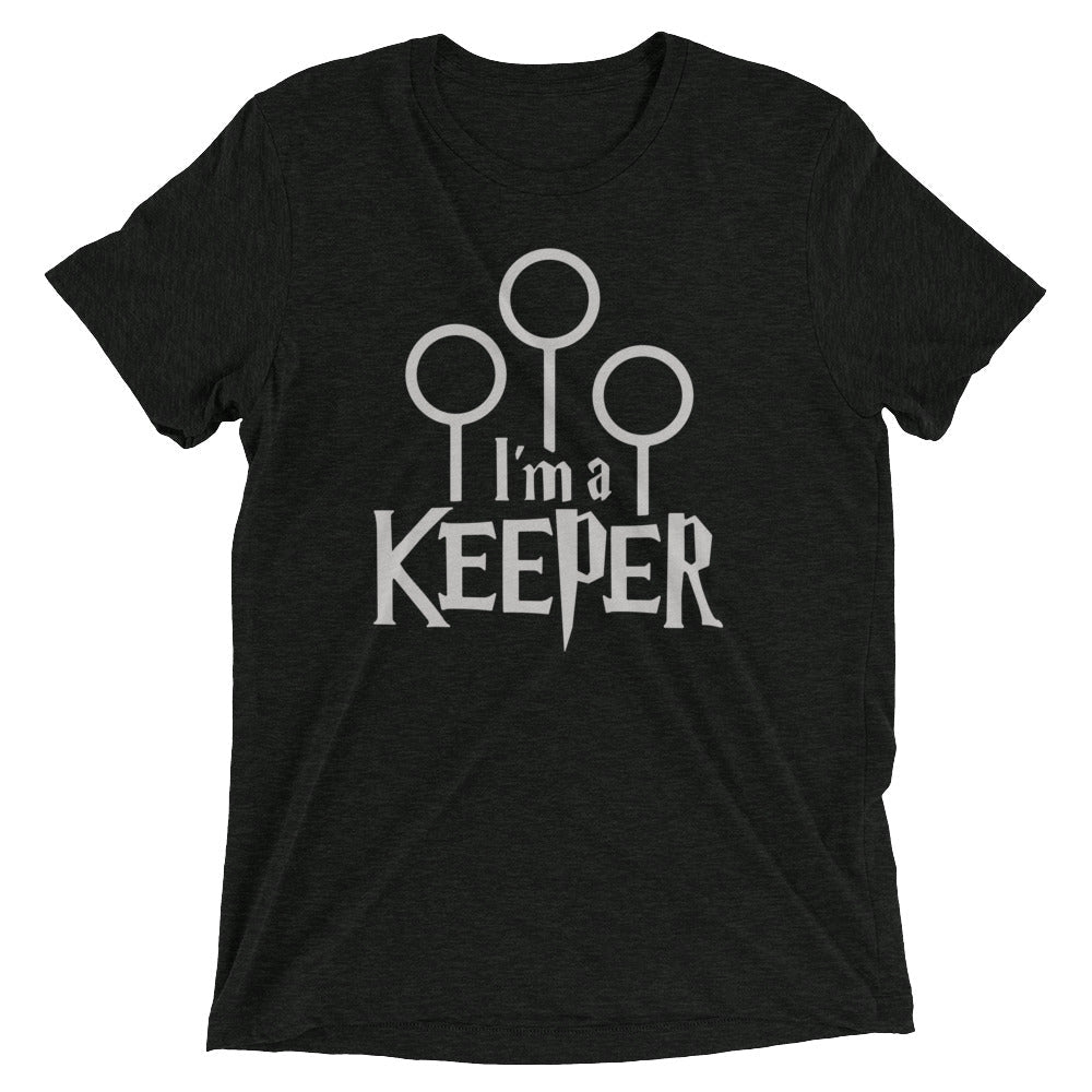 I'm A Keeper Men's Tri-Blend Tee Hoodie, Sweatshirt | CoreVibeTees.com (Image 2)