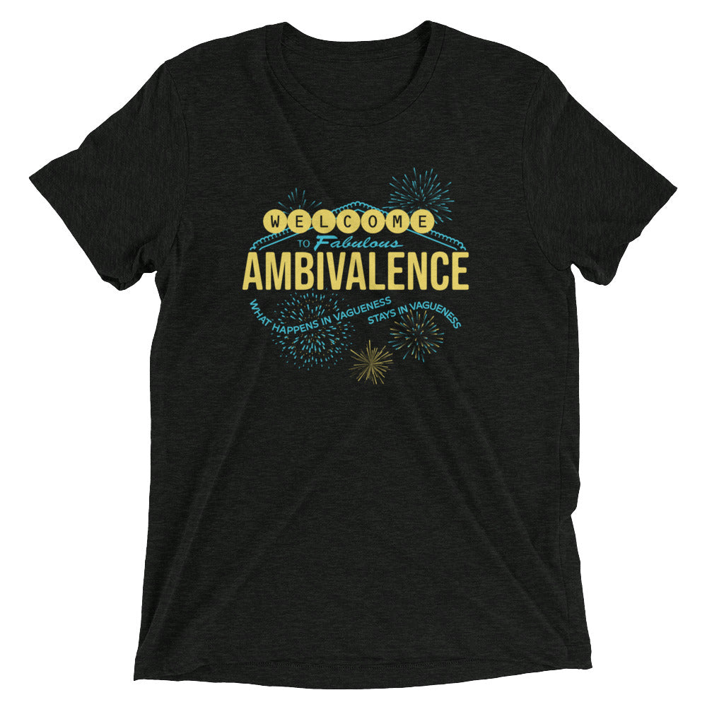 Welcome To Fabulous Ambivalence Men's Tri-Blend Tee Hoodie, Sweatshirt | CoreVibeTees.com (Image 1)