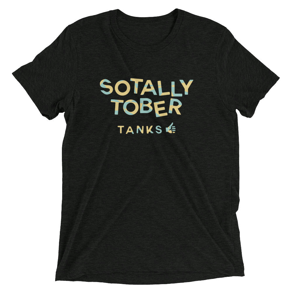 Sotally Tober Men's Tri-Blend Tee Hoodie, Sweatshirt | CoreVibeTees.com (Image 1)