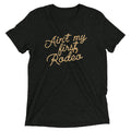 Ain't My First Rodeo Men's Tri-Blend Tee Hoodie, Sweatshirt | CoreVibeTees.com (Image 1)