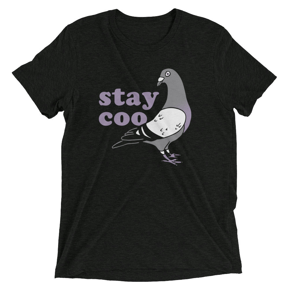 Stay Coo Men's Tri-Blend Tee Hoodie, Sweatshirt | CoreVibeTees.com (Image 1)