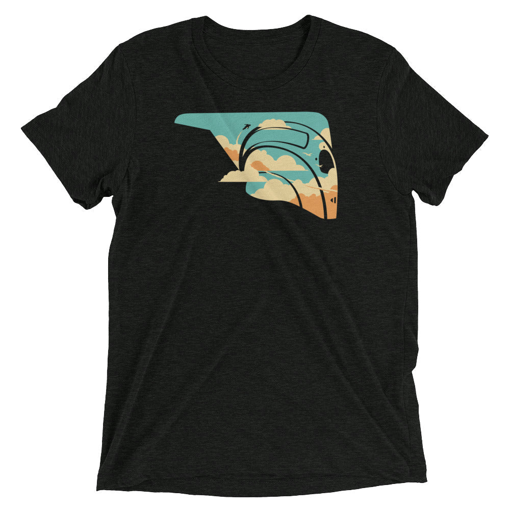 Sky Rocket Men's Tri-Blend Tee Hoodie, Sweatshirt | CoreVibeTees.com (Image 2)