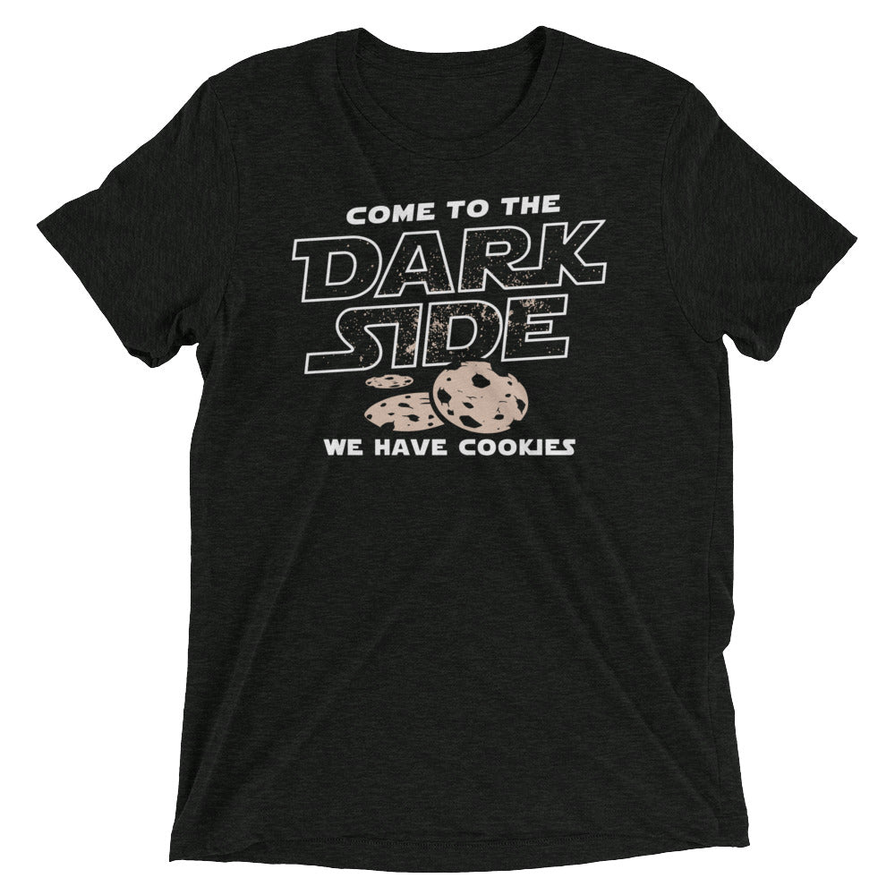 Come To The Dark Side, We Have Cookies Men's Tri-Blend Tee Hoodie, Sweatshirt | CoreVibeTees.com (Image 1)