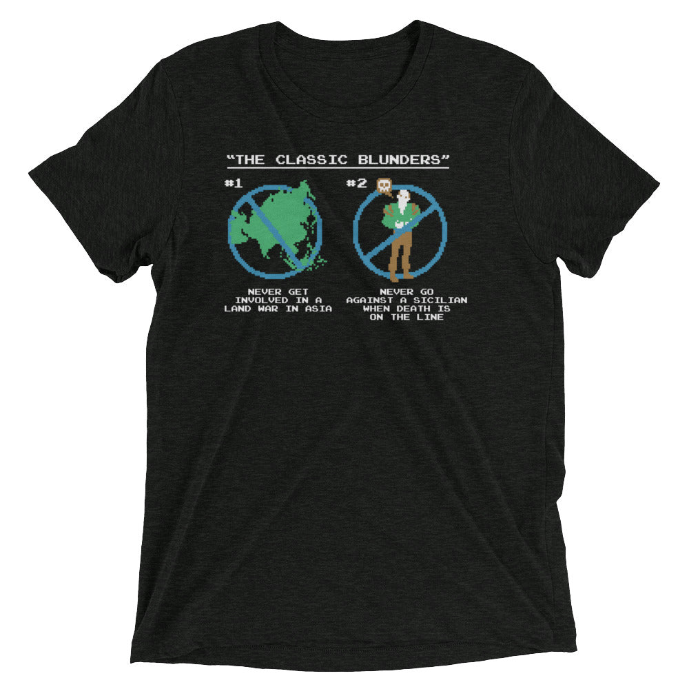 The Classic Blunders Men's Tri-Blend Tee Hoodie, Sweatshirt | CoreVibeTees.com (Image 1)