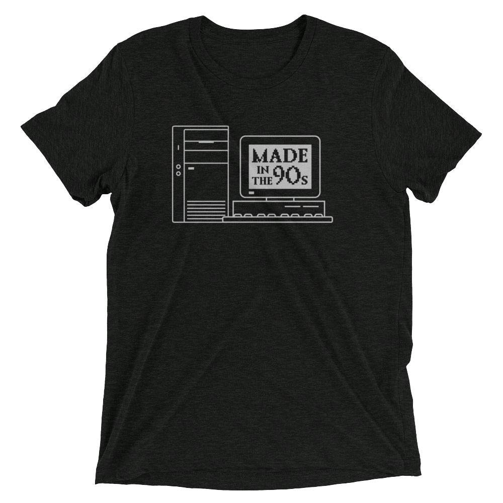 Made In The 90s Men's Tri-Blend Tee Hoodie, Sweatshirt | CoreVibeTees.com (Image 1)
