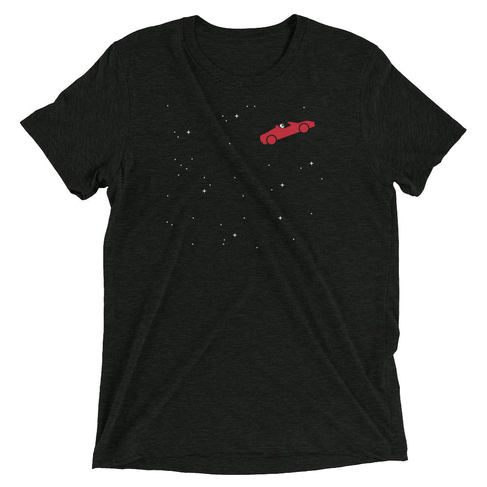 Space Road Men's Tri-Blend Tee Hoodie, Sweatshirt | CoreVibeTees.com (Image 1)