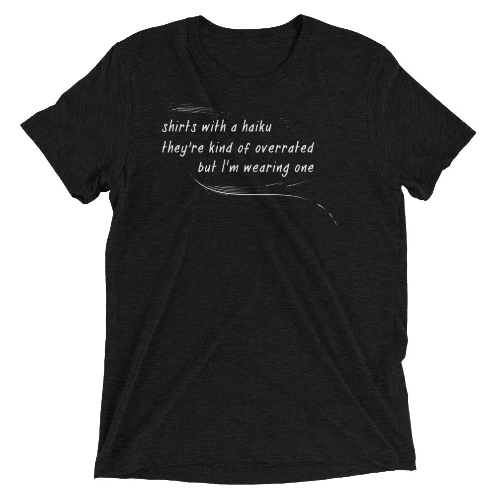 Haiku Men's Tri-Blend Tee Hoodie, Sweatshirt | CoreVibeTees.com (Image 2)