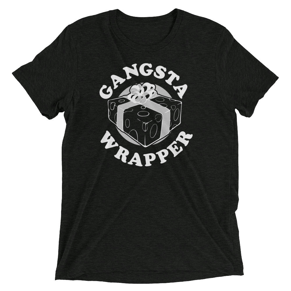Gangsta Wrapper Men's Tri-Blend Tee Hoodie, Sweatshirt | CoreVibeTees.com (Image 1)