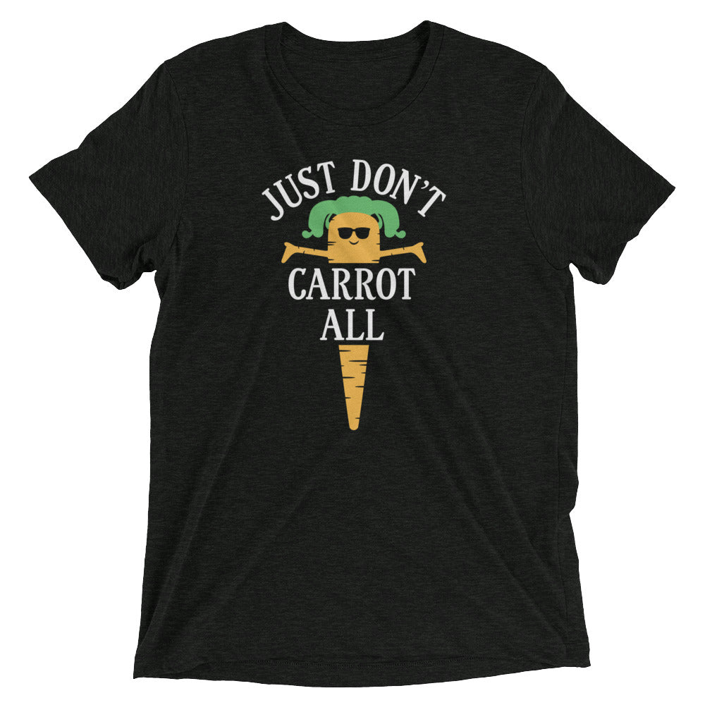 Just Don't Carrot All Men's Tri-Blend Tee Hoodie, Sweatshirt | CoreVibeTees.com (Image 2)
