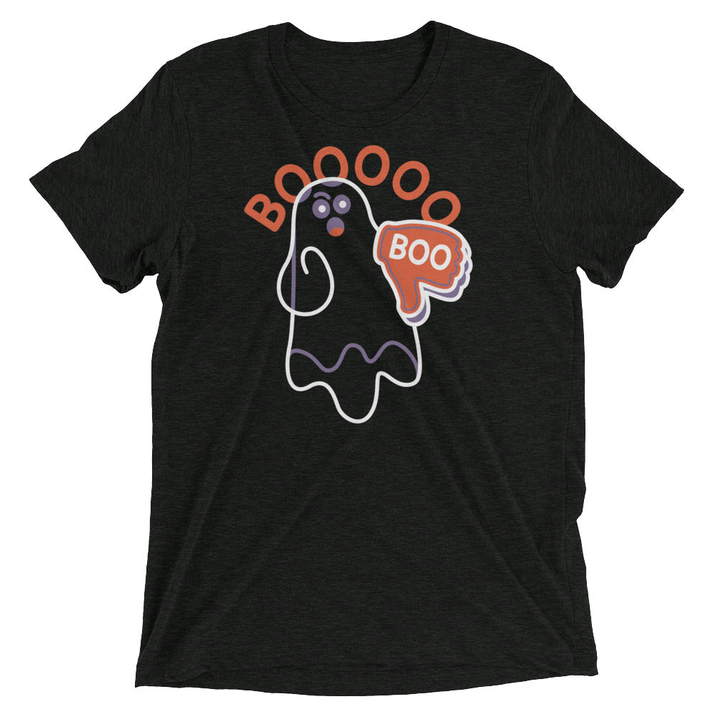 Ghost Boo Men's Tri-Blend Tee Hoodie, Sweatshirt | CoreVibeTees.com (Image 1)