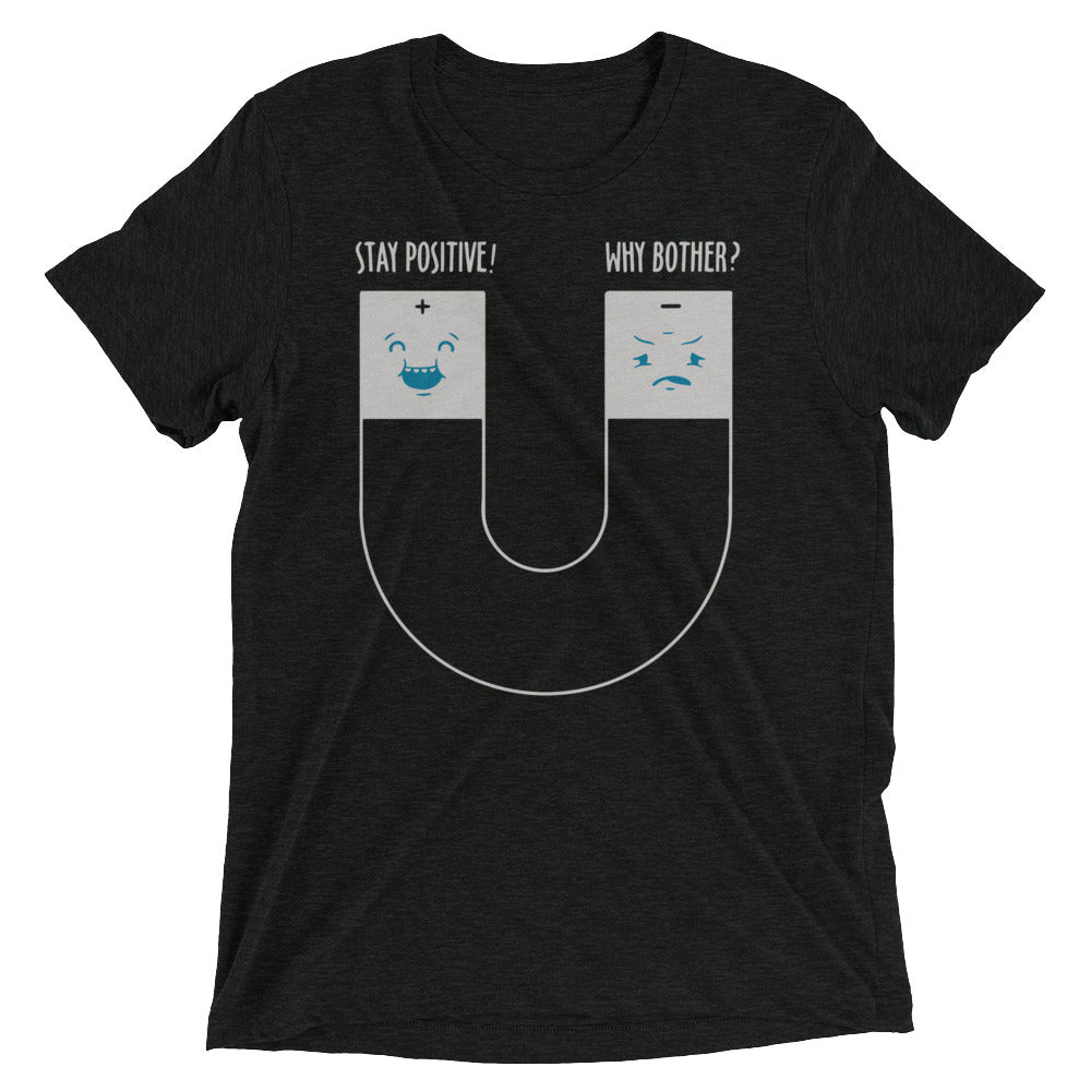 Stay Positive Men's Tri-Blend Tee Hoodie, Sweatshirt | CoreVibeTees.com (Image 2)
